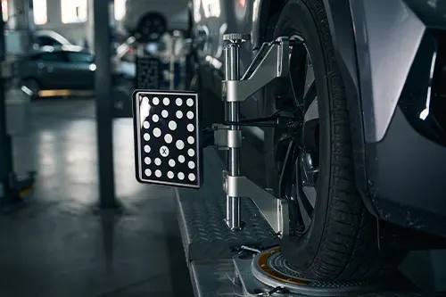  2-WHEEL ALIGNMENT WITH TIRE ROTATION AND BALANCE